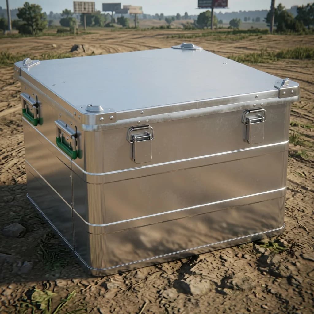 LESS Utstyrskasse i aluminium - 76 l